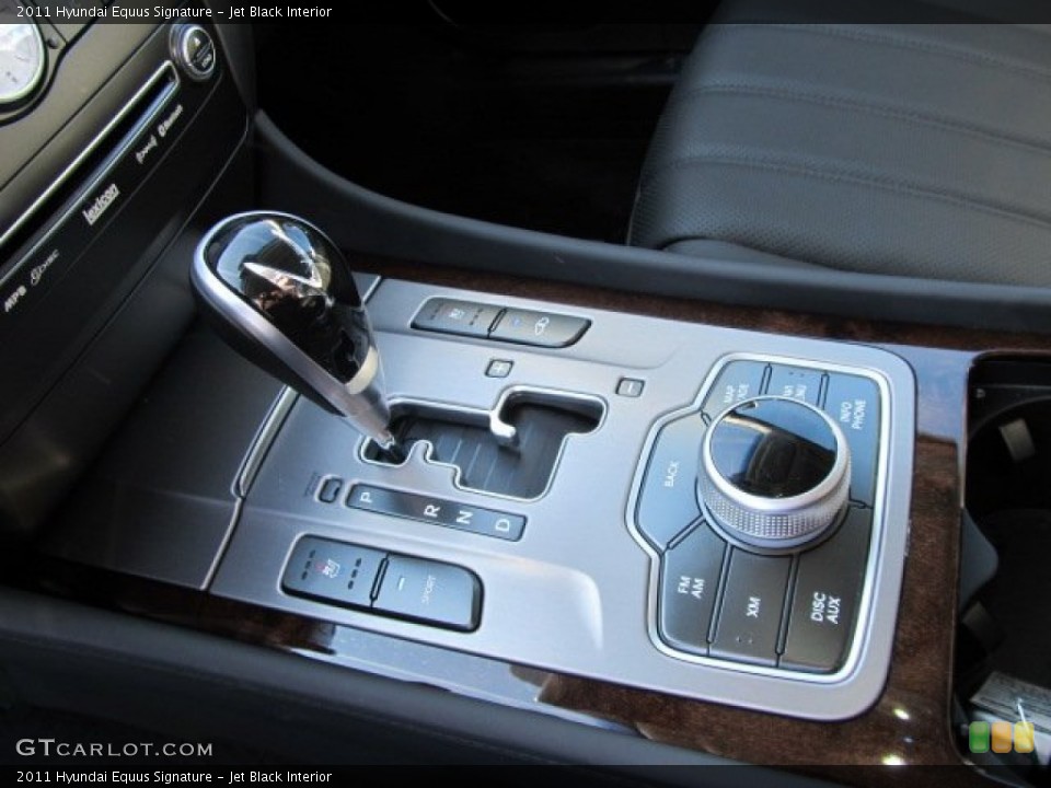 Jet Black Interior Controls for the 2011 Hyundai Equus Signature #59726794