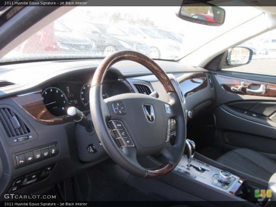 Jet Black Interior Photo for the 2011 Hyundai Equus Signature #59726985