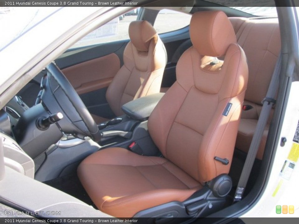 Brown Leather Interior Photo for the 2011 Hyundai Genesis Coupe 3.8 Grand Touring #59727465