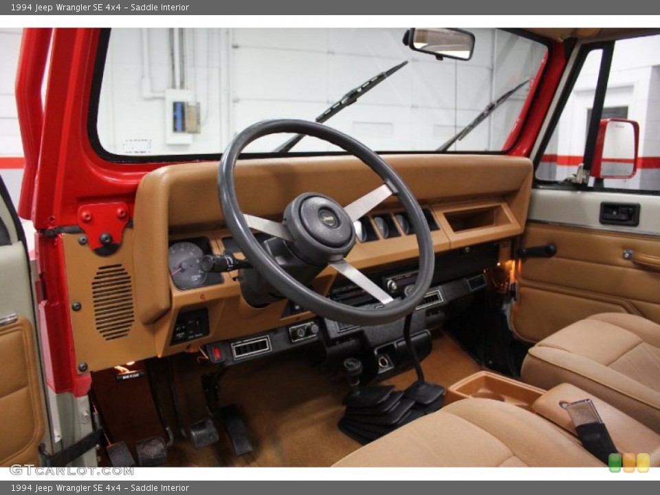 Saddle Interior Photo for the 1994 Jeep Wrangler SE 4x4 #59729811