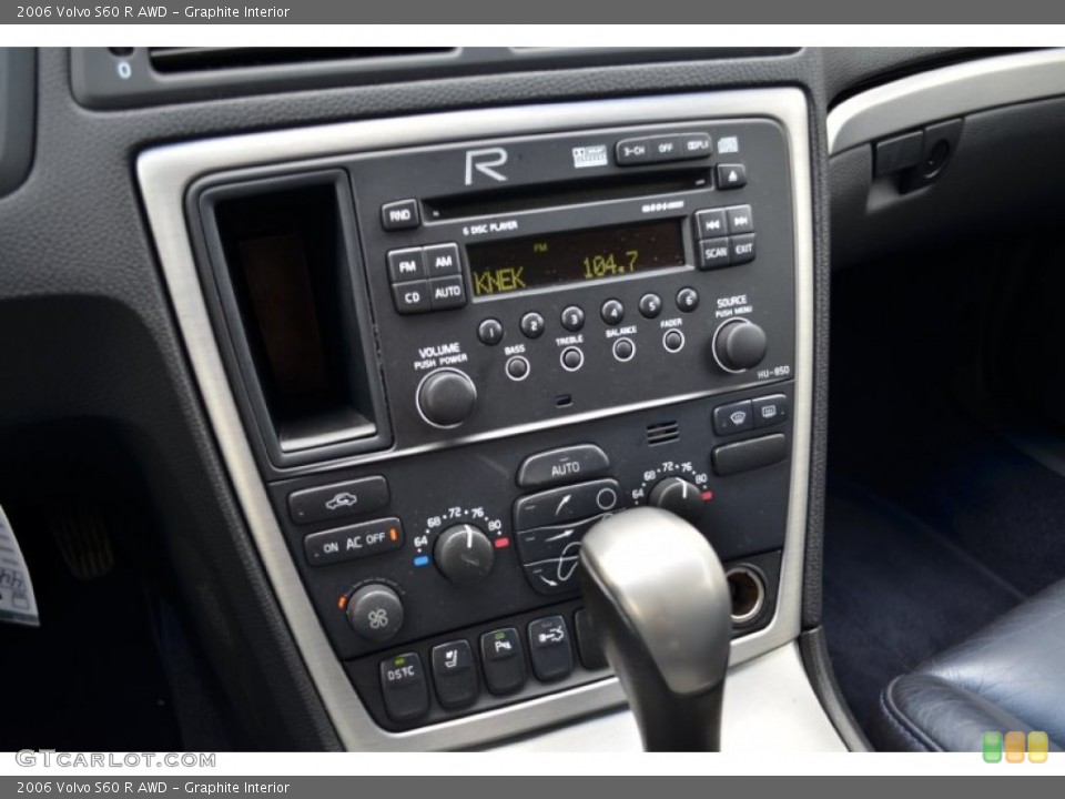 Graphite Interior Controls for the 2006 Volvo S60 R AWD #59732787