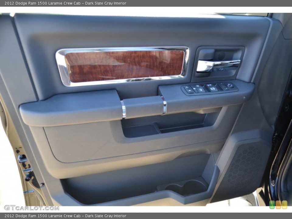 Dark Slate Gray Interior Door Panel for the 2012 Dodge Ram 1500 Laramie Crew Cab #59733093