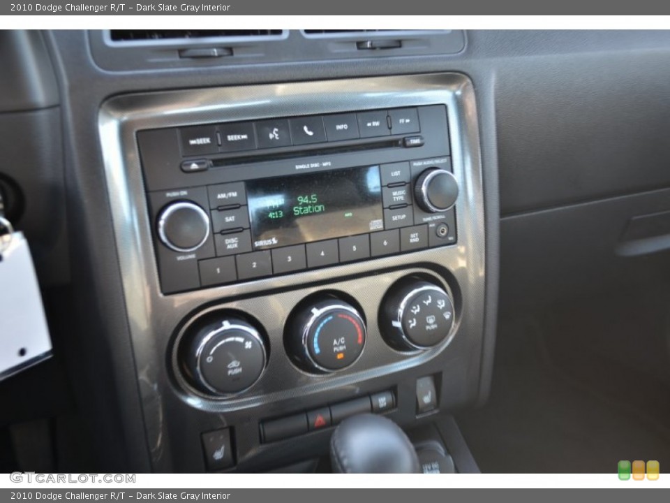 Dark Slate Gray Interior Audio System for the 2010 Dodge Challenger R/T #59734302