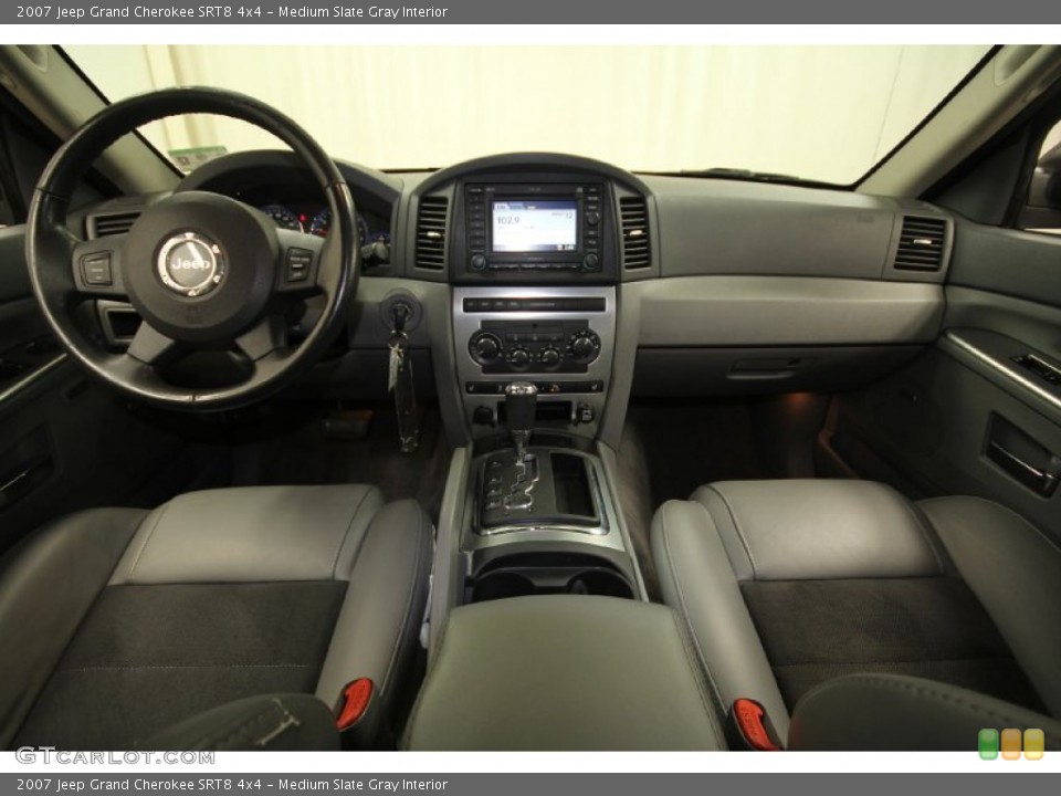 Medium Slate Gray Interior Dashboard for the 2007 Jeep Grand Cherokee SRT8 4x4 #59736813