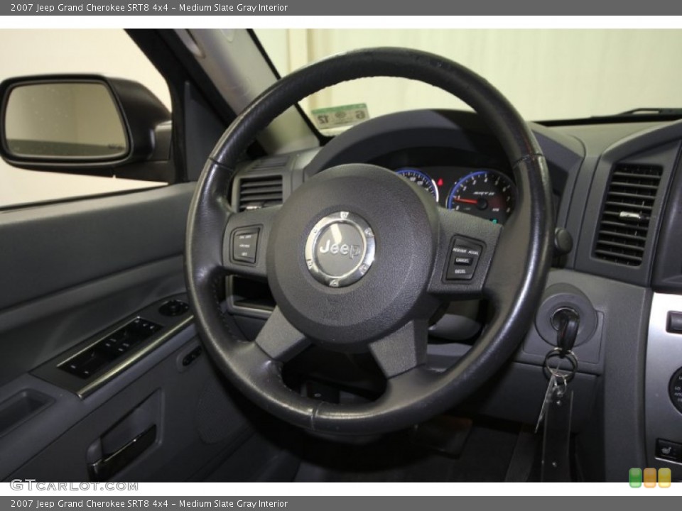 Medium Slate Gray Interior Steering Wheel for the 2007 Jeep Grand Cherokee SRT8 4x4 #59736909