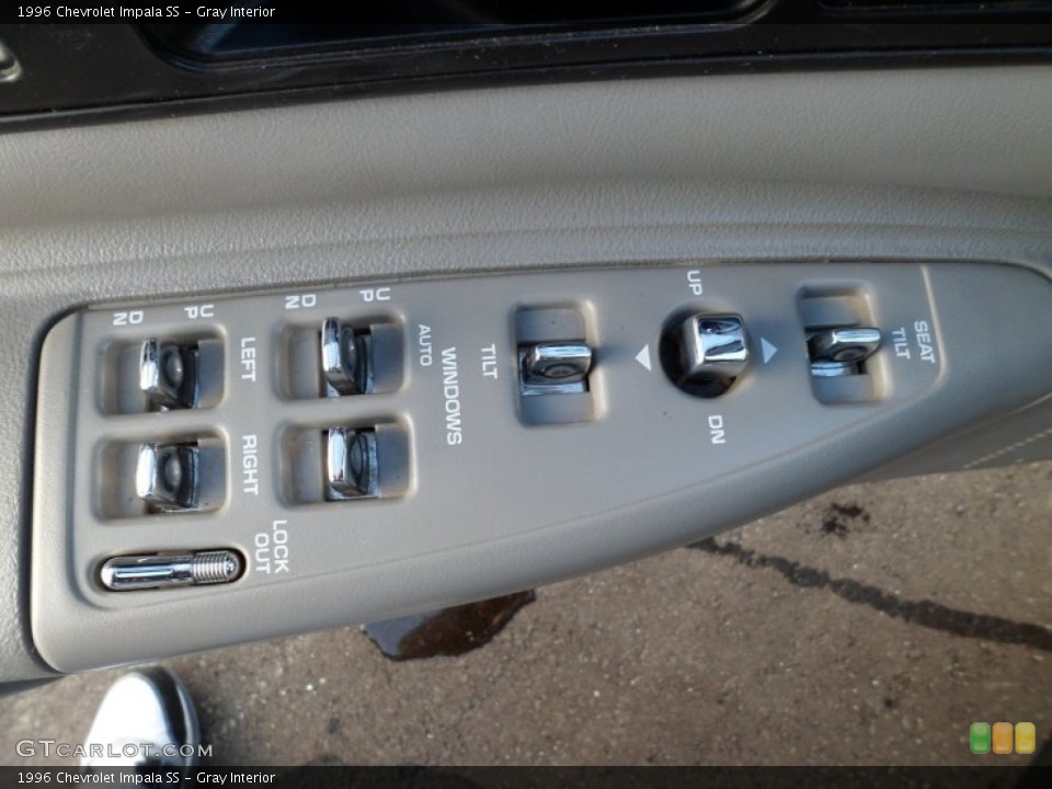 Gray Interior Controls for the 1996 Chevrolet Impala SS #59740118
