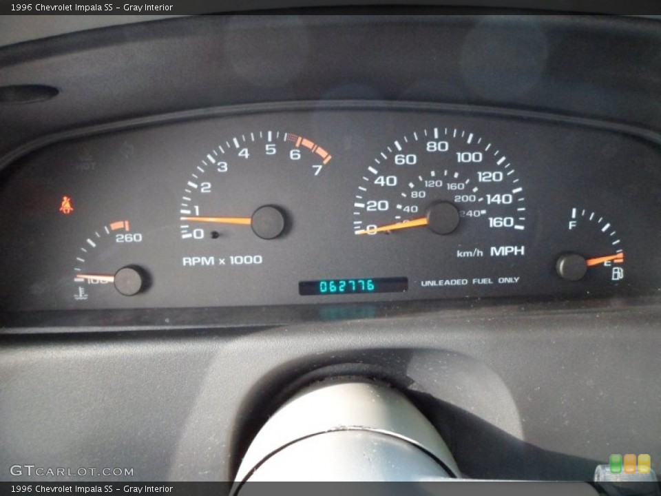 Gray Interior Gauges for the 1996 Chevrolet Impala SS #59740154