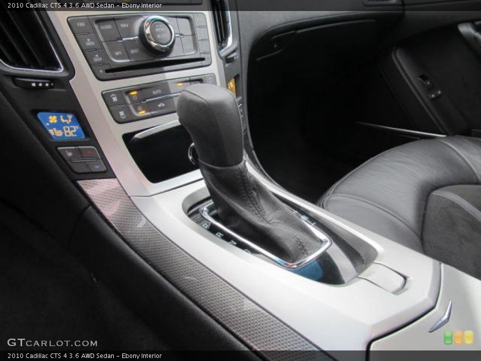 Ebony Interior Transmission for the 2010 Cadillac CTS 4 3.6 AWD Sedan #59740363