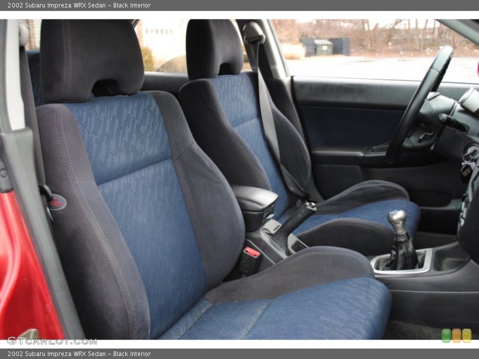 Black Interior Photo for the 2002 Subaru Impreza WRX Sedan #59740619
