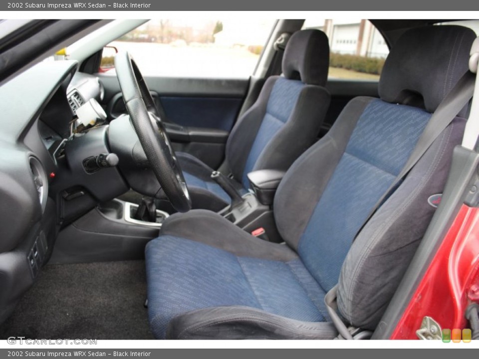 Black Interior Photo for the 2002 Subaru Impreza WRX Sedan #59740637