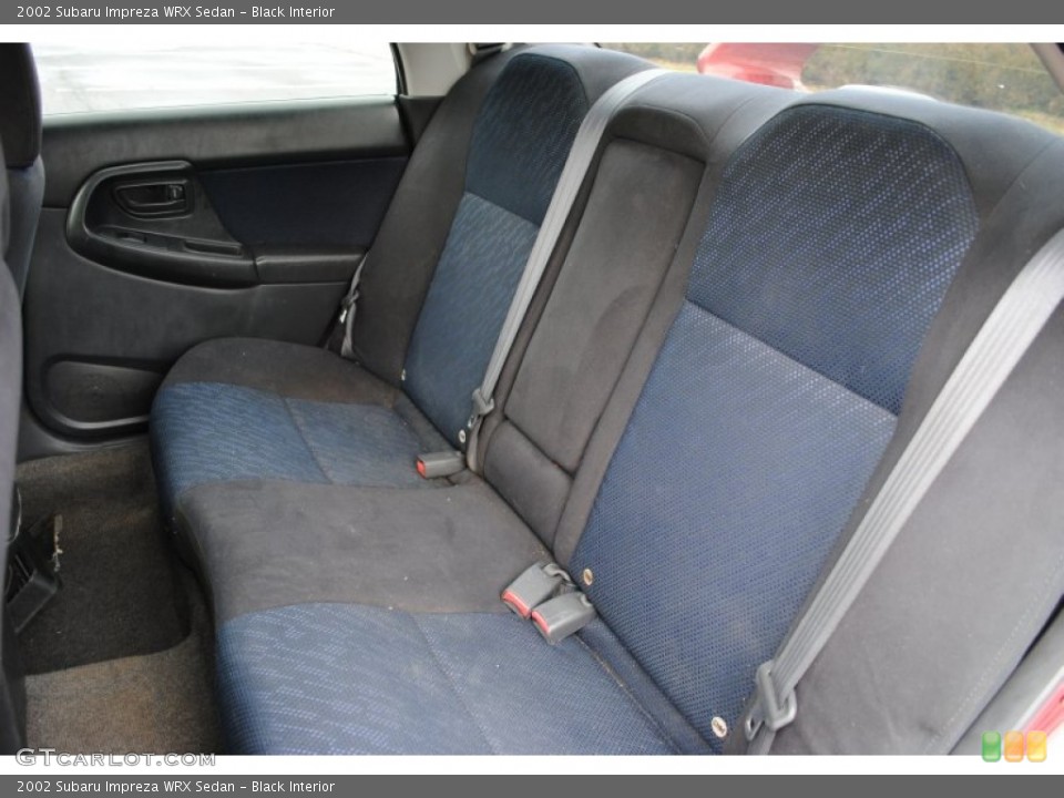 Black Interior Photo for the 2002 Subaru Impreza WRX Sedan #59740667