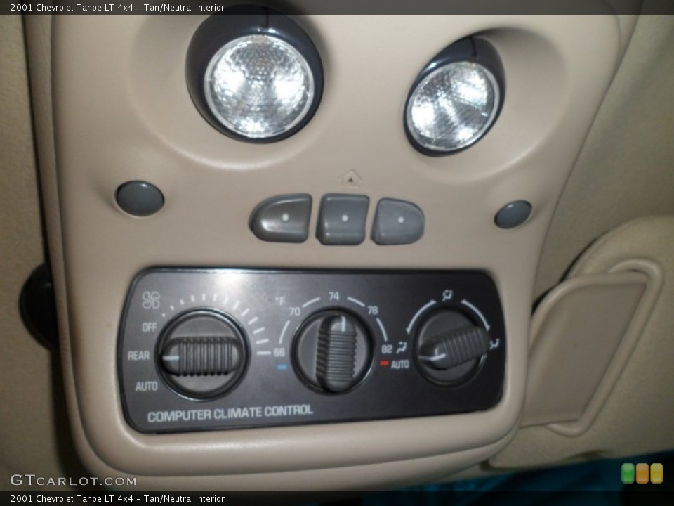 Tan/Neutral Interior Controls for the 2001 Chevrolet Tahoe LT 4x4 #59740691