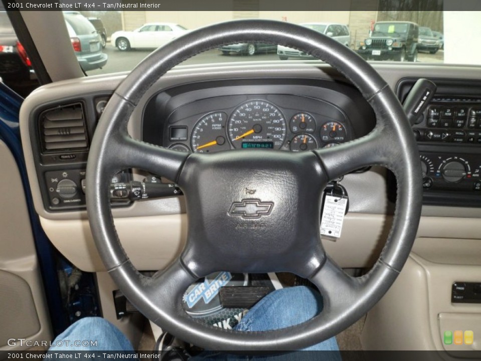 Tan/Neutral Interior Steering Wheel for the 2001 Chevrolet Tahoe LT 4x4 #59740718