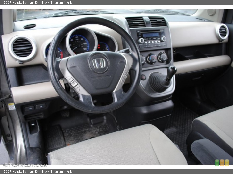 Black/Titanium Interior Dashboard for the 2007 Honda Element EX #59741075