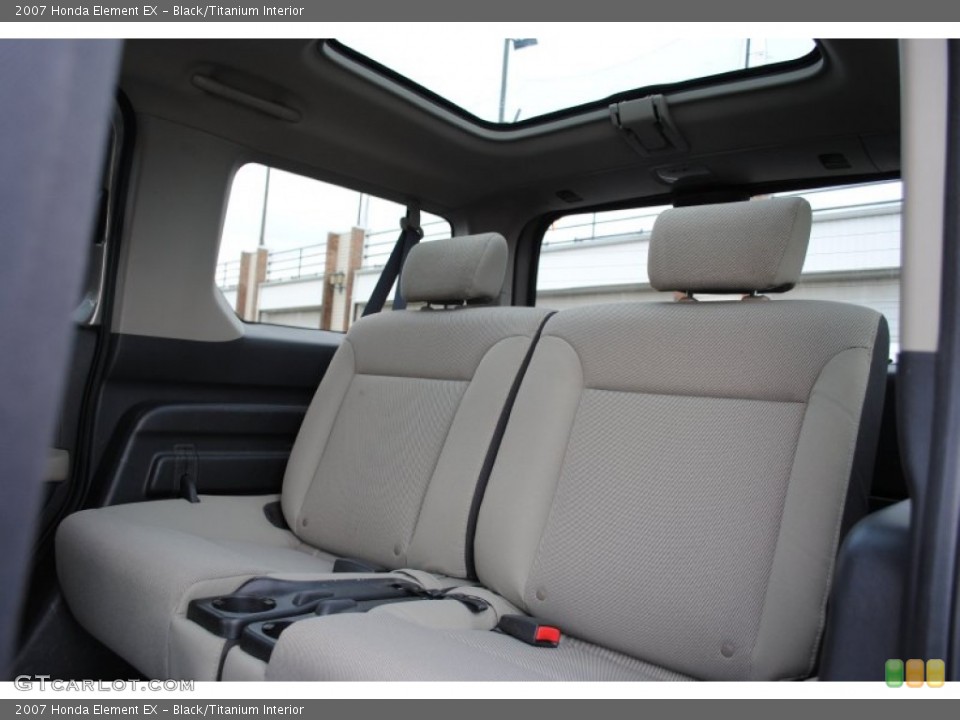 Black/Titanium Interior Rear Seat for the 2007 Honda Element EX #59741081