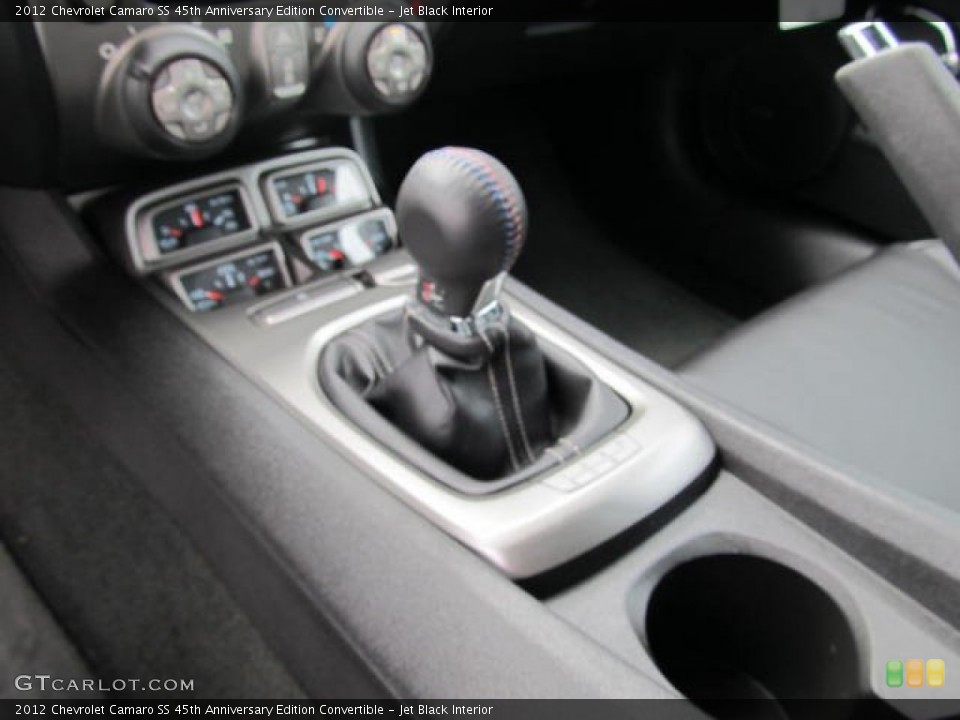 Jet Black Interior Transmission for the 2012 Chevrolet Camaro SS 45th Anniversary Edition Convertible #59741537