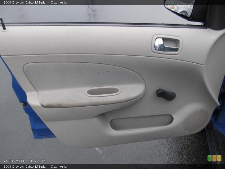 Gray Interior Door Panel for the 2008 Chevrolet Cobalt LS Sedan #59743298