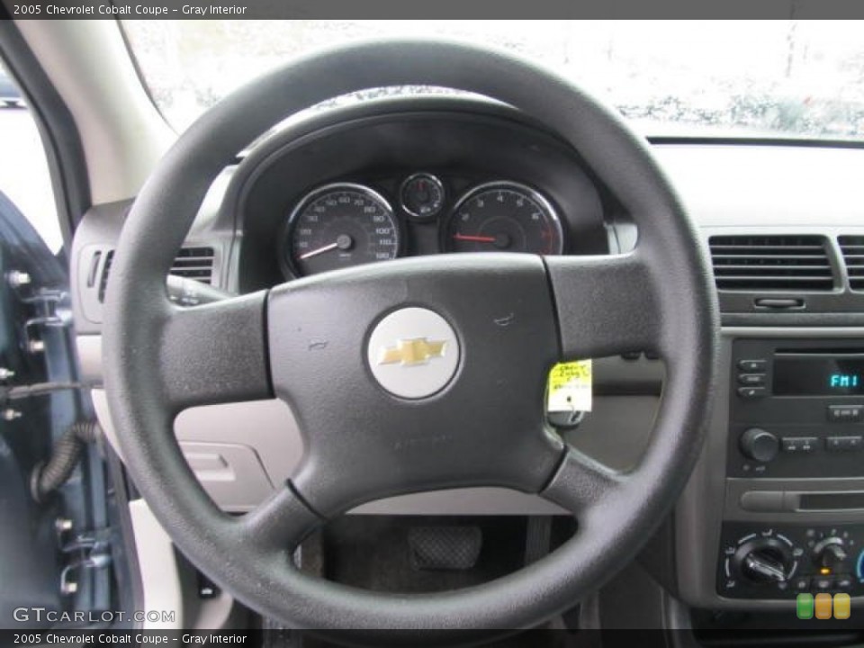 Gray Interior Steering Wheel for the 2005 Chevrolet Cobalt Coupe #59743460