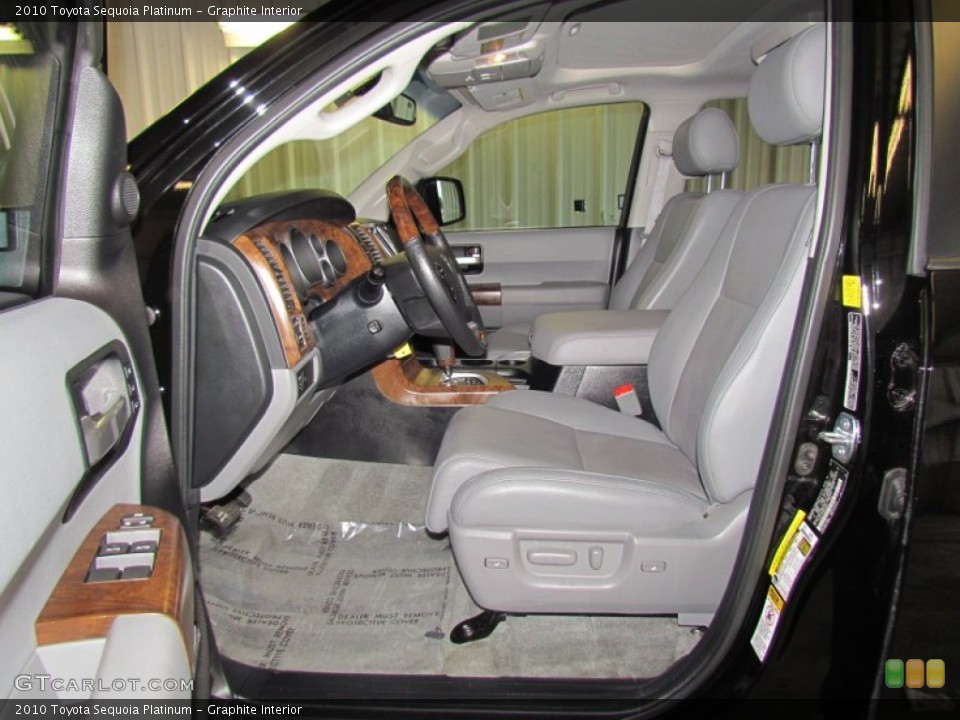 Graphite Interior Front Seat for the 2010 Toyota Sequoia Platinum #59743601