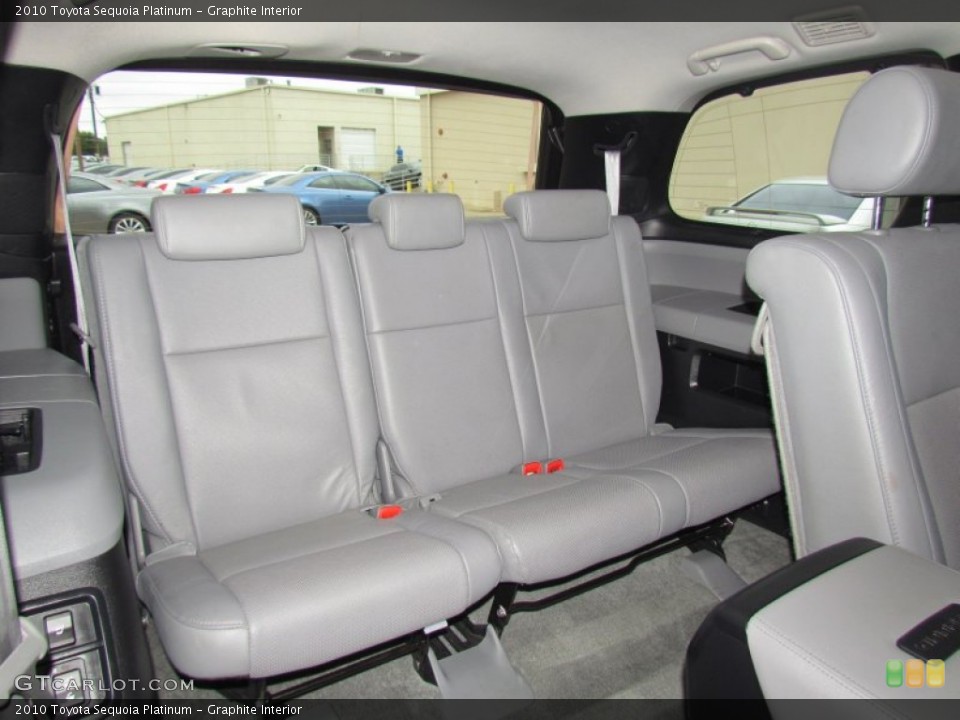Graphite Interior Rear Seat for the 2010 Toyota Sequoia Platinum #59743628