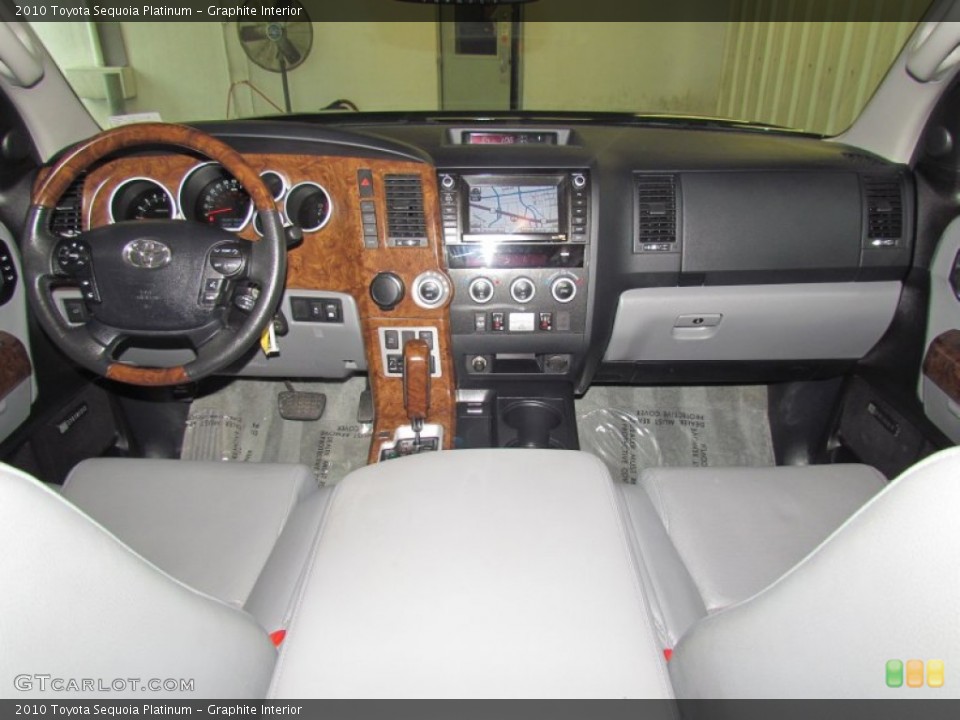 Graphite Interior Dashboard for the 2010 Toyota Sequoia Platinum #59743646