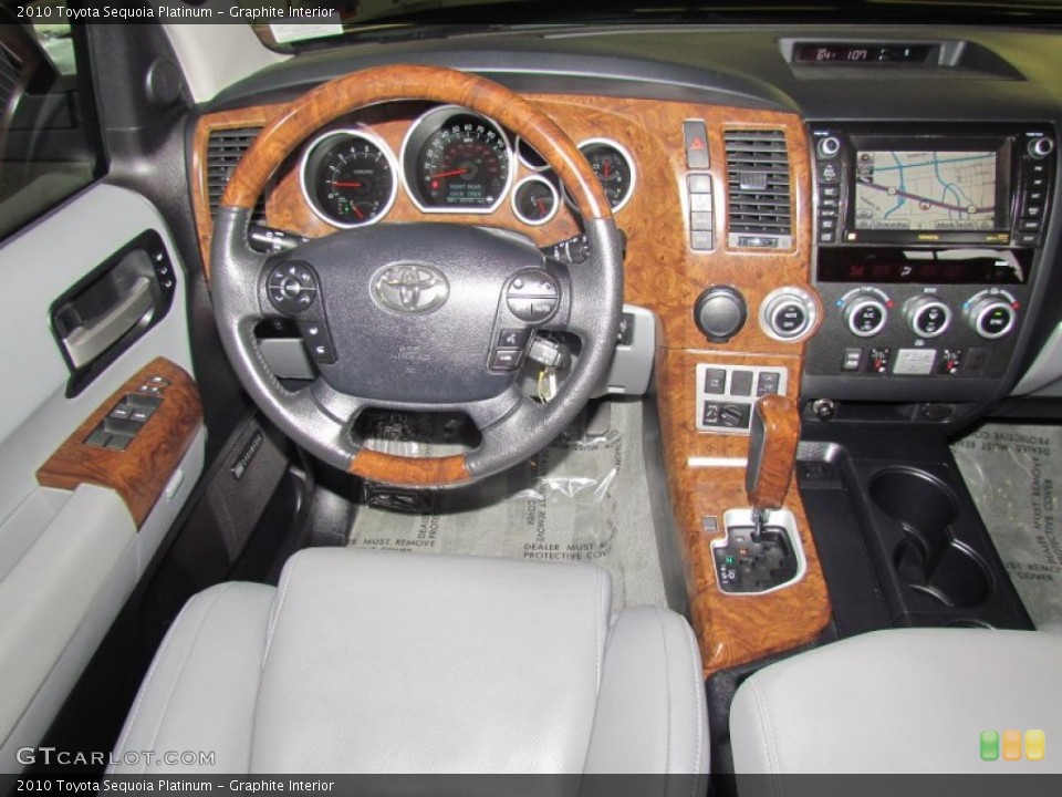Graphite Interior Controls for the 2010 Toyota Sequoia Platinum #59743655