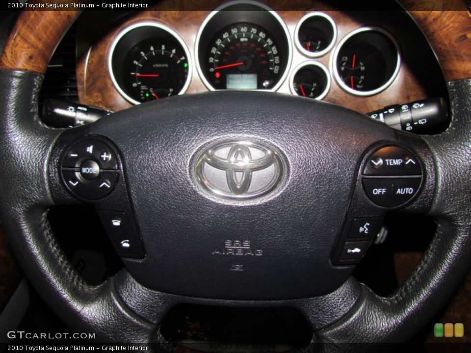Graphite Interior Steering Wheel for the 2010 Toyota Sequoia Platinum #59743663