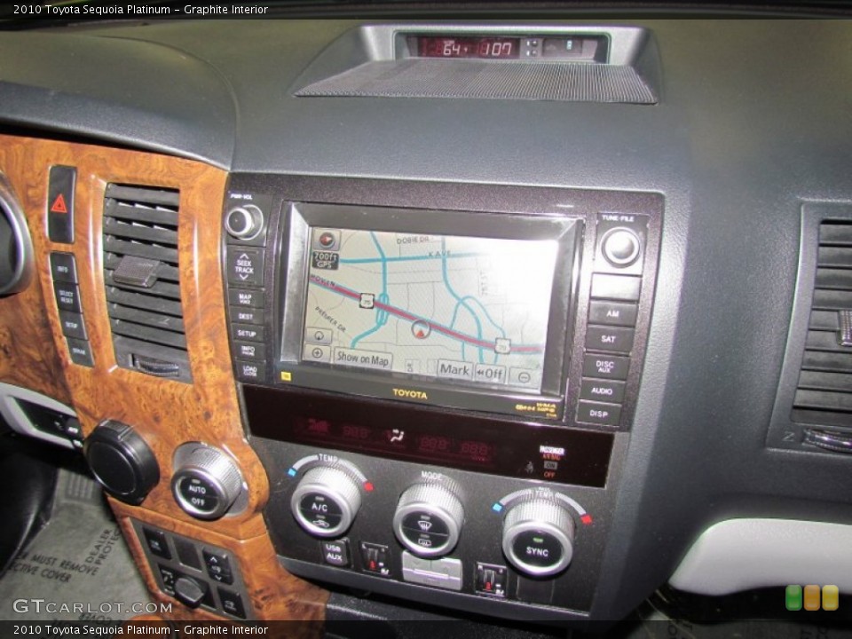 Graphite Interior Navigation for the 2010 Toyota Sequoia Platinum #59743676