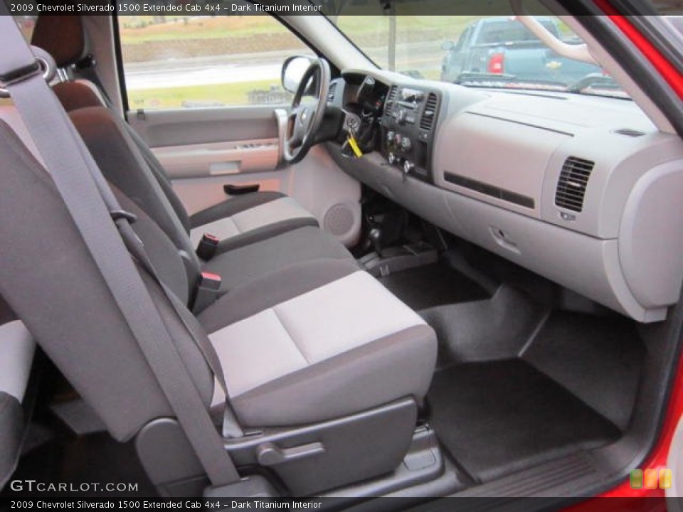 Dark Titanium Interior Photo for the 2009 Chevrolet Silverado 1500 Extended Cab 4x4 #59743835