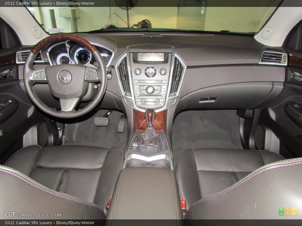 Ebony/Ebony Interior Dashboard for the 2012 Cadillac SRX Luxury #59745149