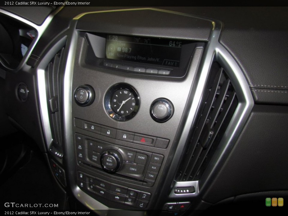 Ebony/Ebony Interior Controls for the 2012 Cadillac SRX Luxury #59745176