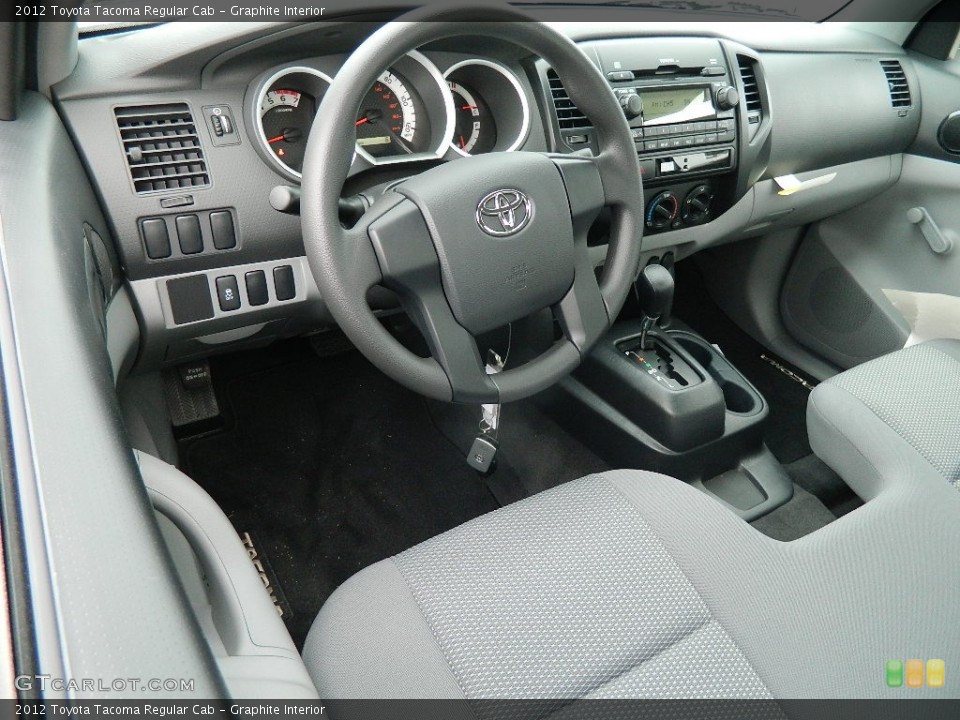 Graphite Interior Prime Interior for the 2012 Toyota Tacoma Regular Cab #59745257