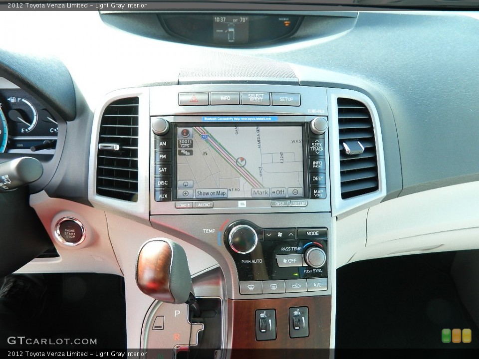 Light Gray Interior Navigation for the 2012 Toyota Venza Limited #59745821