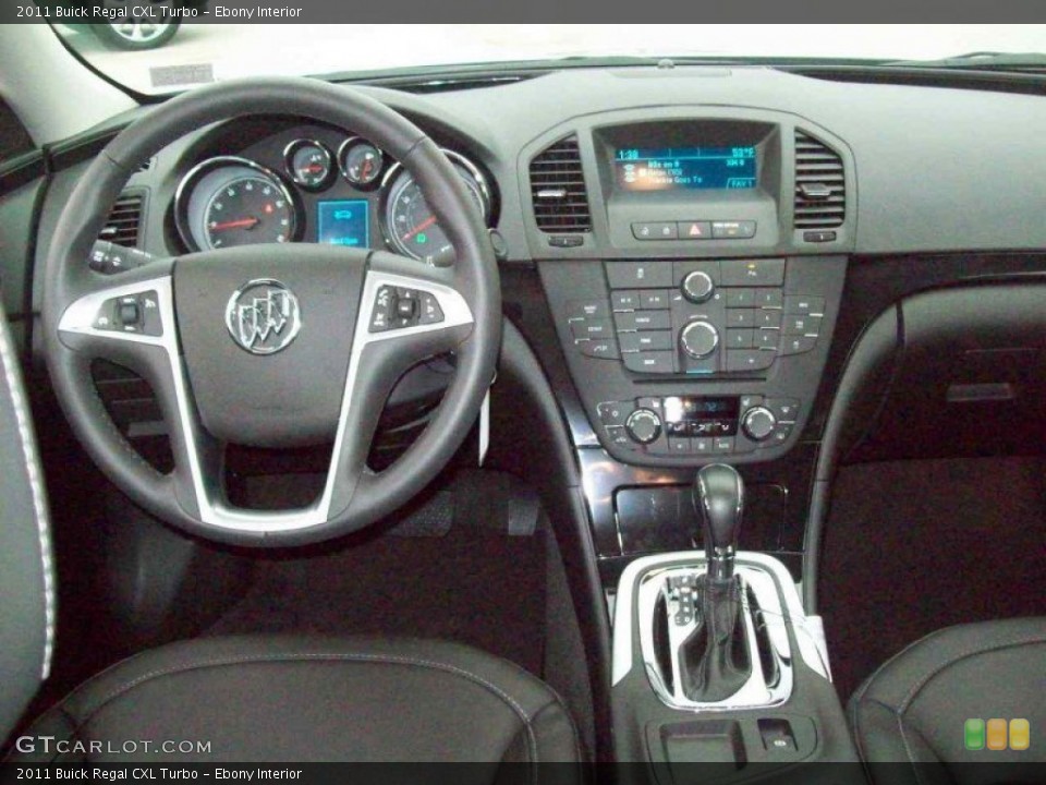 Ebony Interior Dashboard for the 2011 Buick Regal CXL Turbo #59745839