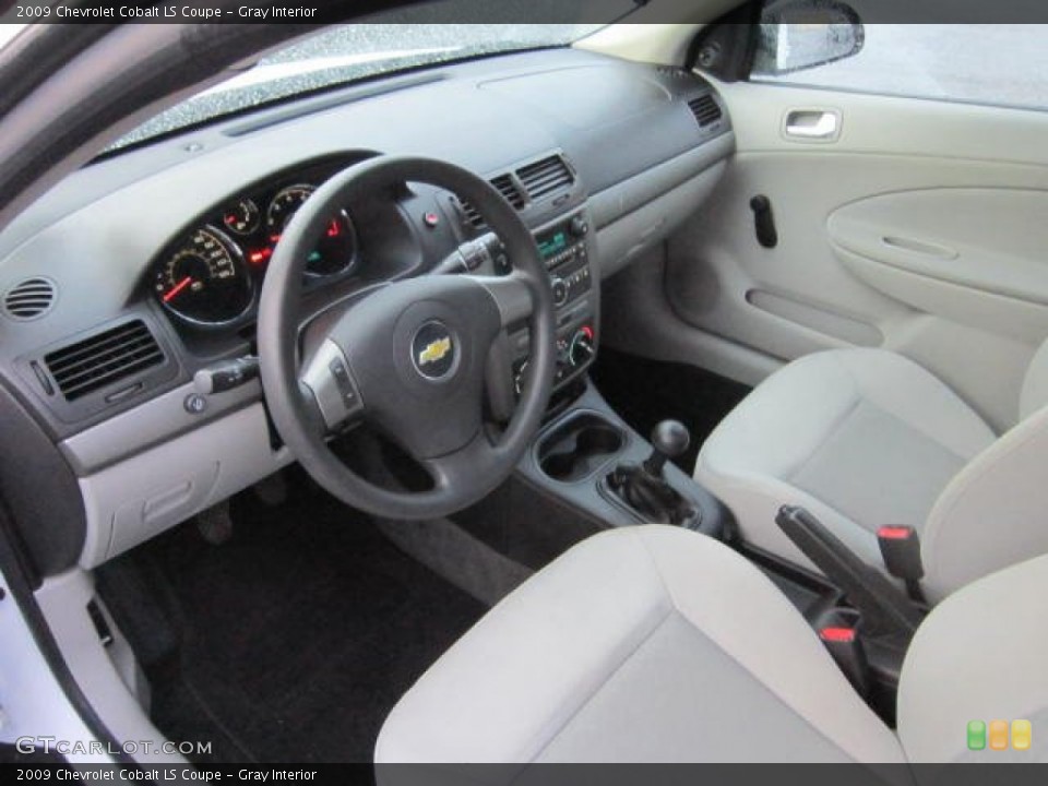 Gray Interior Prime Interior for the 2009 Chevrolet Cobalt LS Coupe #59745911