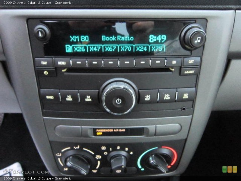 Gray Interior Audio System for the 2009 Chevrolet Cobalt LS Coupe #59745938