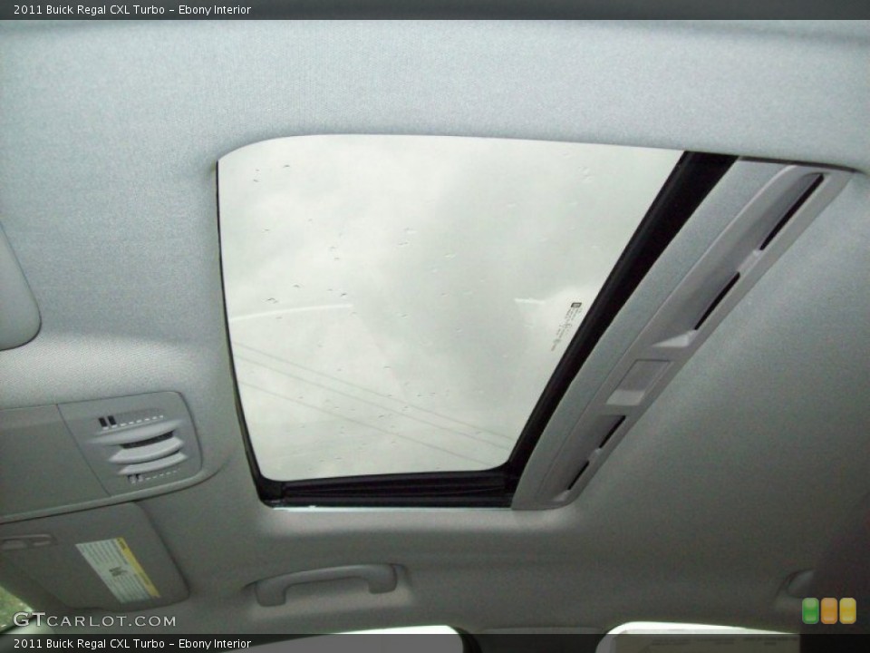 Ebony Interior Sunroof for the 2011 Buick Regal CXL Turbo #59745983