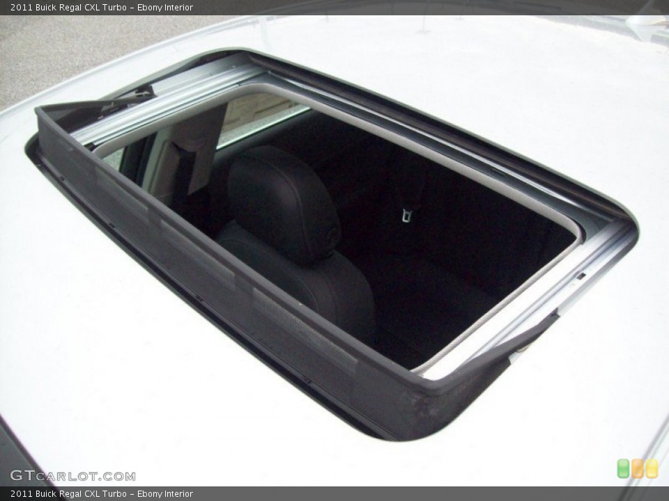 Ebony Interior Sunroof for the 2011 Buick Regal CXL Turbo #59745991