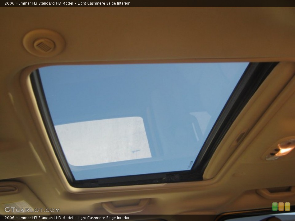 Light Cashmere Beige Interior Sunroof for the 2006 Hummer H3  #59748509