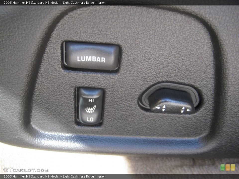 Light Cashmere Beige Interior Controls for the 2006 Hummer H3  #59748533