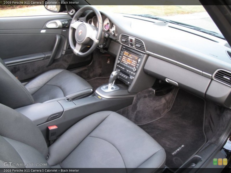 Black Interior Photo for the 2009 Porsche 911 Carrera S Cabriolet #59748752
