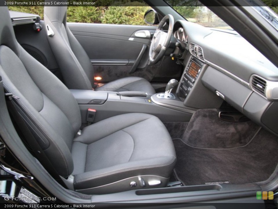 Black Interior Photo for the 2009 Porsche 911 Carrera S Cabriolet #59748758