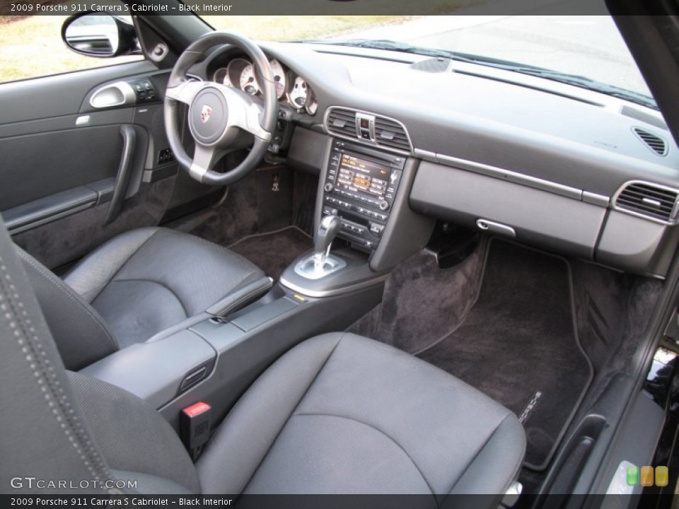 Black Interior Photo for the 2009 Porsche 911 Carrera S Cabriolet #59748773