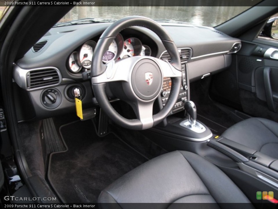 Black Interior Photo for the 2009 Porsche 911 Carrera S Cabriolet #59748782