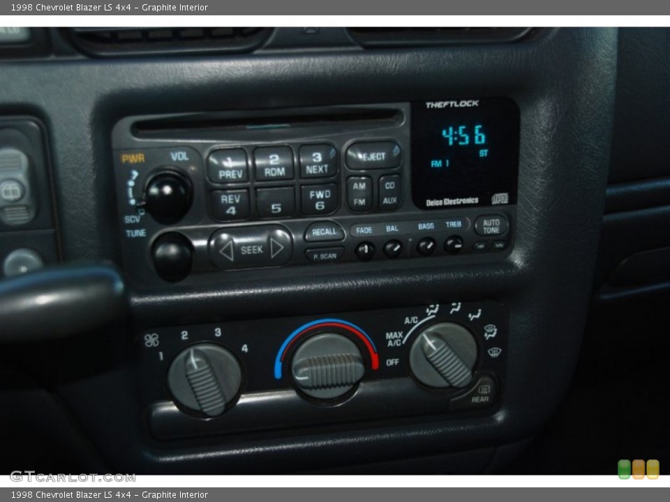 Graphite Interior Audio System for the 1998 Chevrolet Blazer LS 4x4 #59750825