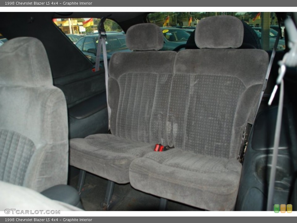 Graphite Interior Rear Seat for the 1998 Chevrolet Blazer LS 4x4 #59750885