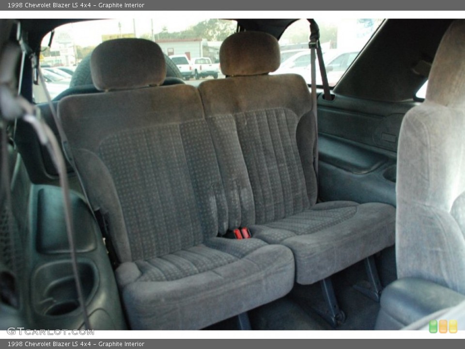 Graphite Interior Rear Seat for the 1998 Chevrolet Blazer LS 4x4 #59750894
