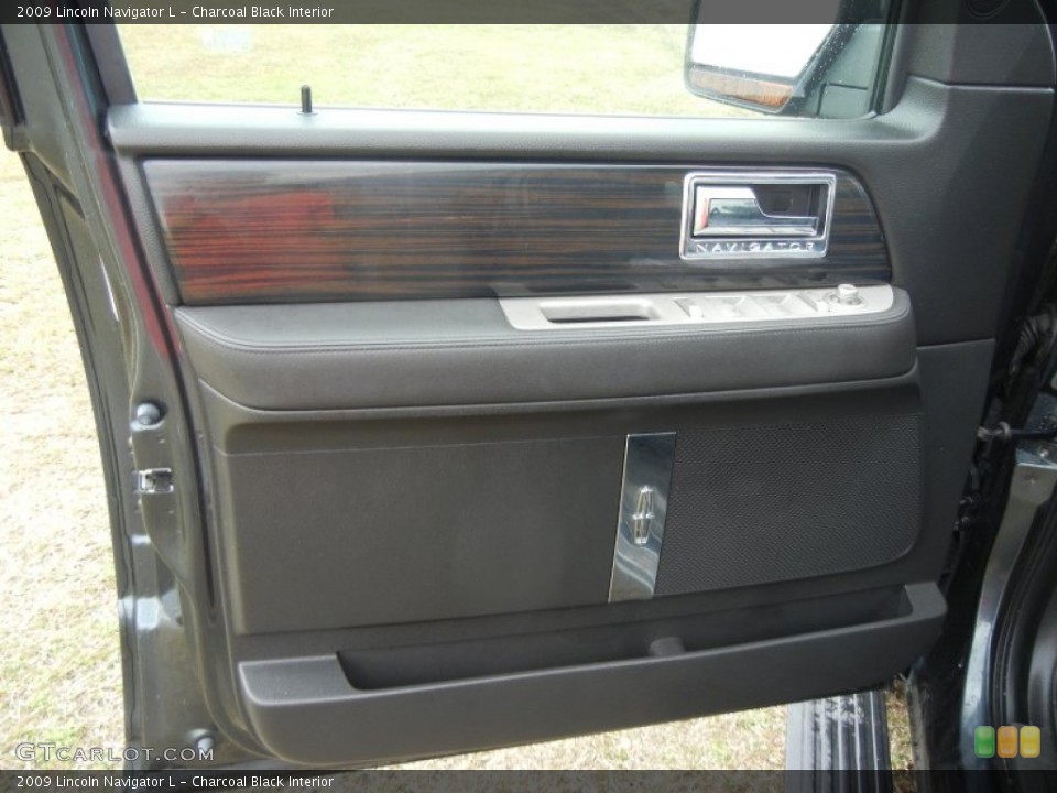 Charcoal Black Interior Door Panel for the 2009 Lincoln Navigator L #59751032