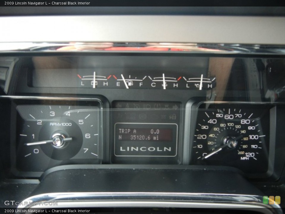 Charcoal Black Interior Gauges for the 2009 Lincoln Navigator L #59751050