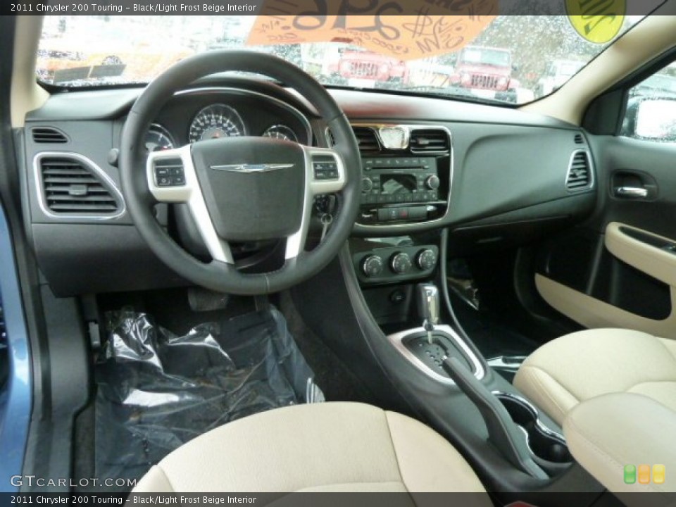 Black/Light Frost Beige Interior Dashboard for the 2011 Chrysler 200 Touring #59751769